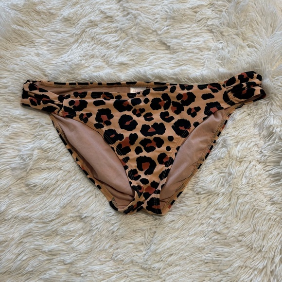 Xhilaration from Target brown & black leopard 🐆 patterned Bikini 👙 XL - Picture 7 of 16